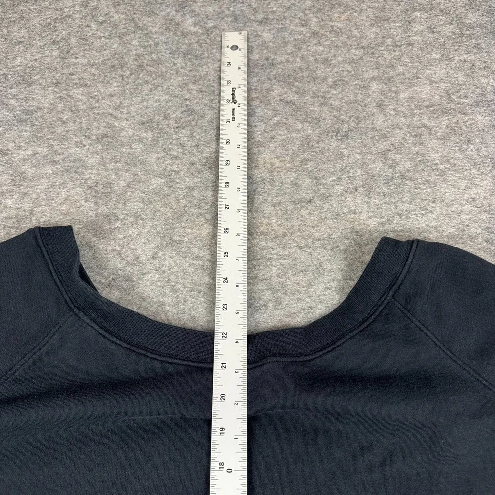 Nike Air Oversized Sweatshirt Off Shoulder Black Womens Large L